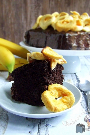Ciasto bananowe z czekoladą
