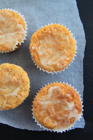 Muffiny marchewkowo - pomarańczowe
