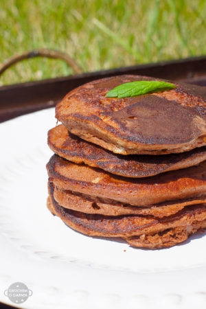 Bezglutenowe pancakes czekoladowe