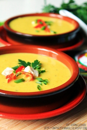 Meksykańska zupa z kukurydzy - ostra