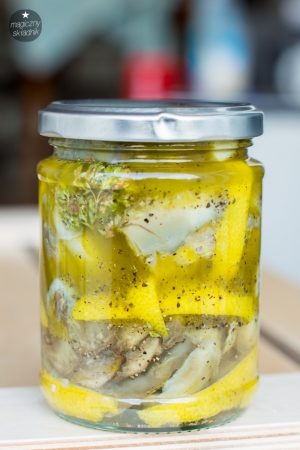 Sycylia: Karczochy marynowane w oliwie cytrynowej
