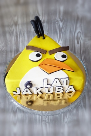 Tort Angry Birds-żółty