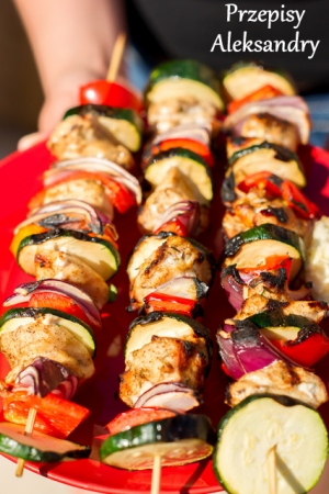 Kebab po grecku z kurczakiem i warzywami