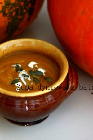 Zupa dyniowa z batatami