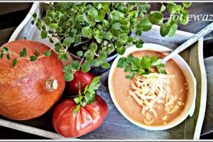 Pomidorowo - dyniowa zupa