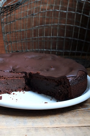 ciasto czekoladowe Nigelli - nutella cake