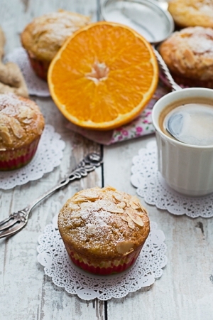 Muffiny pomarańczowo- imbirowe