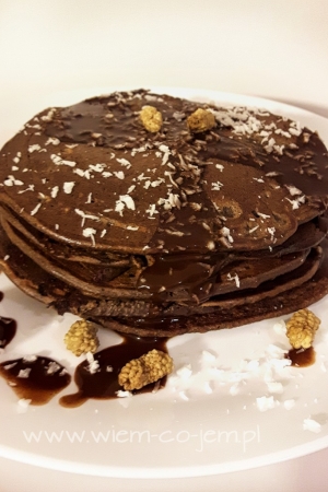Mocno czekoladowe pancakes proteinowe