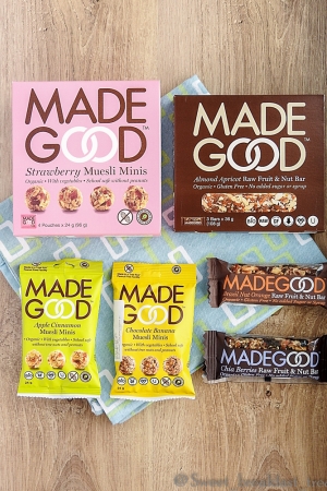 Zdrowe słodycze MadeGood Foods.