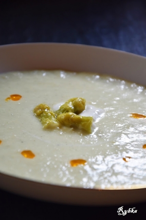 zupa- krem z białych szparagów