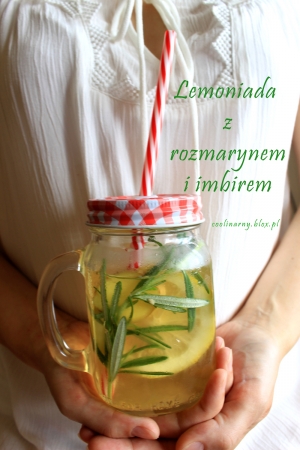 Lemoniada z rozmarynem i imbirem