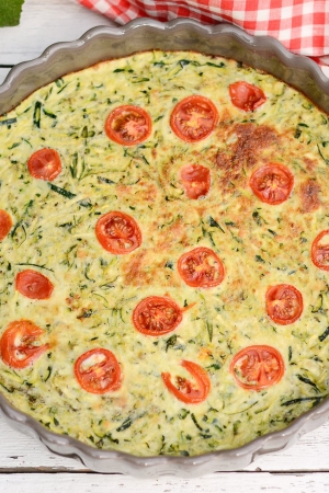 Zapiekany omlet z cukinią
