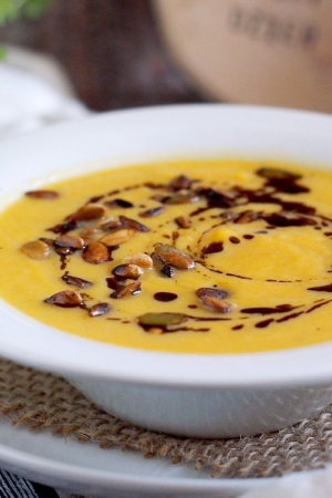 Zupa krem z dyni i kalafiora / Pumpkin and cauliflower soup
