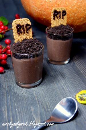 Czekoladowy pudding - Halloween na słodko