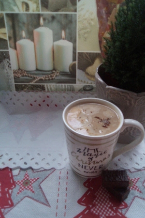 Ciasteczkowa kawa z mlekiem